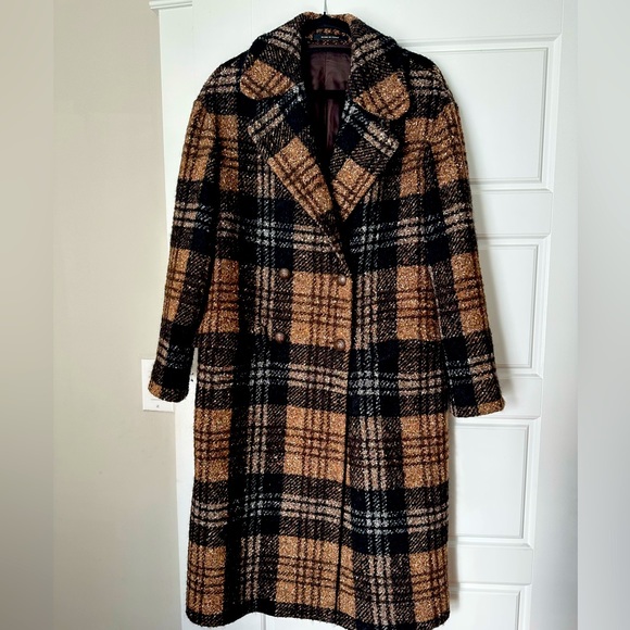 Tagliatore Jackets & Blazers - Authentic black and brown Tagliatore oversized coat.
